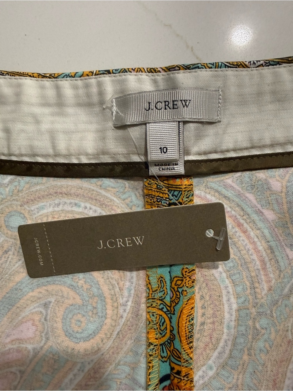 J.Crew Paisley Print Shorts - Picture 4 of 7